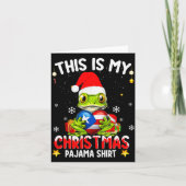 This Is My Christmas Pajama Shirt Fun Puerto Rico  Kaart (Voorkant)
