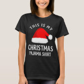 This Is My Christmas Pajama Shirt Funny Christmas  (Voorkant)