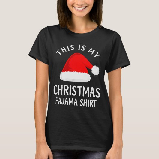 This Is My Christmas Pajama Shirt Funny Christmas  (Voorkant)