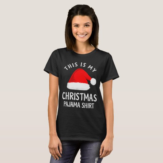 This Is My Christmas Pajama Shirt Funny Christmas  (Voorkant volledig)