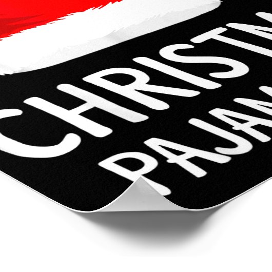 This Is My Christmas Pajama Shirt Funny Christmas  Poster (Hoek)