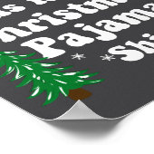 This Is My Christmas Pajama Shirt Funny Retro Matc Poster (Hoek)