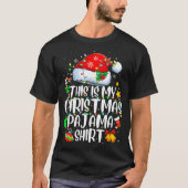 This Is My Christmas Pajama Shirt Funny Xmas Pjs M (Voorkant)