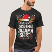 This Is My Christmas Pajama Shirt Funny Xmas Pjs M (Voorkant)