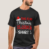 This Is My Christmas Pajama Shirt Funny Xmas Pjs M (Voorkant)