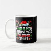 This Is My Christmas Pajama Shirt Funny Xmas Pjs M Koffiemok (Links)