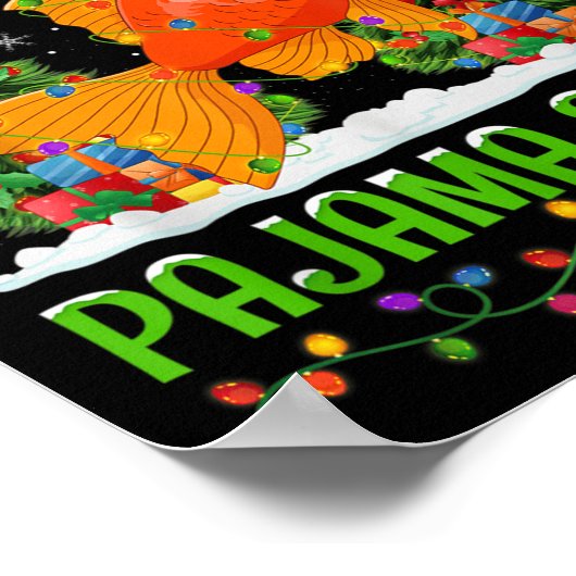 This Is My Christmas Pajama Shirt Goldfish Christm Poster (Hoek)