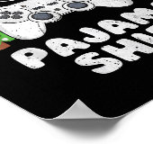 This Is My Christmas Pajama Shirt Video Game Boys  Poster (Hoek)