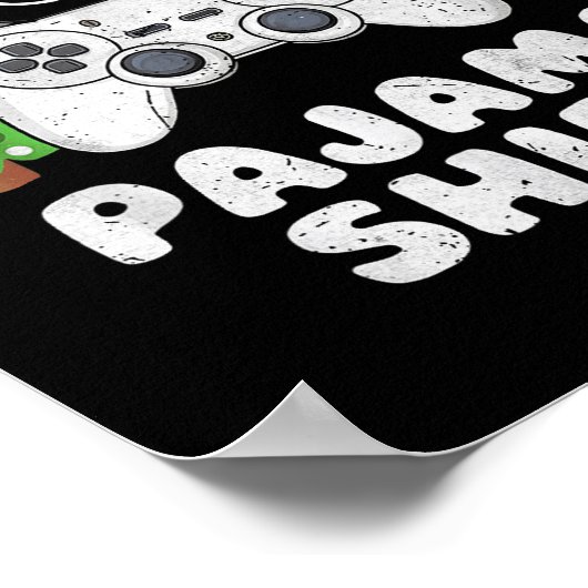 This Is My Christmas Pajama Shirt Video Game Boys  Poster (Hoek)