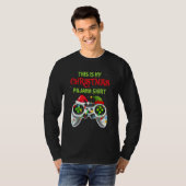 This is My Christmas Pajama  Video Game For Gamer  T-shirt (Voorkant volledig)