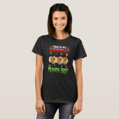This Is My Christmas Pajama Xmas Guinea pig Squad T-shirt (Voorkant volledig)