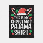 This Is My Christmas Pajama Xmas Pjs  Fleece Deken (Voorkant)