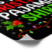 This Is My Christmas Pajamas Funny Xmas Family Chr Poster (Hoek)
