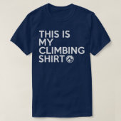 This is my climbing t-shirt (Design voorkant)