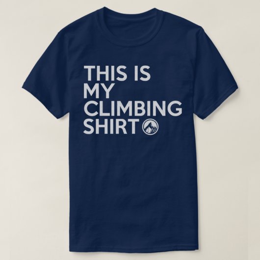 This is my climbing t-shirt (Design voorkant)