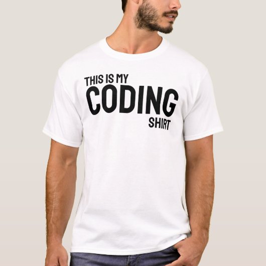 This is my coding shirt (Voorkant)
