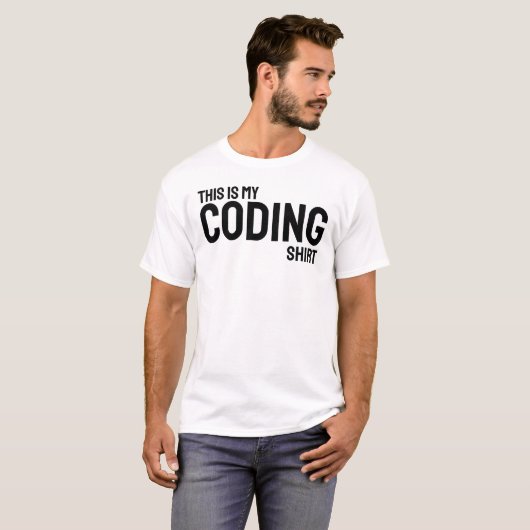 This is my coding shirt (Voorkant volledig)