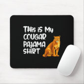 This Is My Cougar Pajama Shirt, Funny Cougars  Muismat (Met muis)