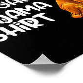 This Is My Cougar Pajama Shirt, Funny Cougars  Poster (Hoek)