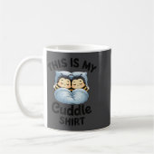 This Is My Cuddle Shirt Cute Bee Couple Snuggle  Koffiemok (Links)