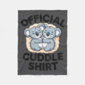 This Is My Cuddle Shirt Cute Koala Matching  Fleece Deken (Voorkant)