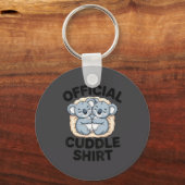 This Is My Cuddle Shirt Cute Koala Matching  Sleutelhanger (Voorkant)