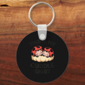 This Is My Cuddle Shirt Cute Ladybugs Cozy Matchin Sleutelhanger (Voorkant)