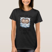 This Is My Cuddle Shirt Cute Monkey Couple (Voorkant)