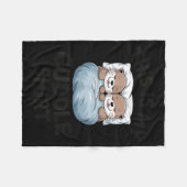 This Is My Cuddle Shirt Cute Otter Couple Sleeng  Fleece Deken (Voorkant (Horizontaal))