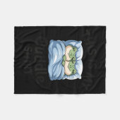 This Is My Cuddle Shirt Funny Frog Couple  Fleece Deken (Voorkant (Horizontaal))