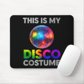 This Is My Disco Costume Ball Graphic 1970s Funky  Muismat (Met muis)
