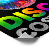 This Is My Disco Costume Ball Graphic 1970s Funky  Poster (Hoek)
