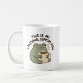 This Is My Emotional Support Mug – Funny Frog Coff Koffiemok (Links)