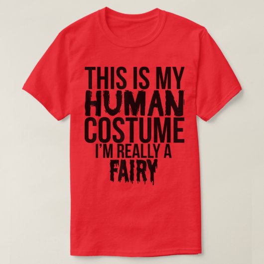 This Is My Favorite Costume Really A Fairy  Funny  T-shirt (Design voorkant)