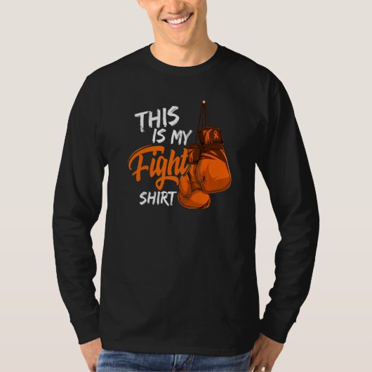 This Is My Fight Leukemia Awareness Warrior Surviv T-shirt (Voorkant)