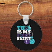 This Is My Fight Suicide Prevention Fighter Strong Sleutelhanger (Voorkant)