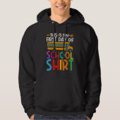 This Is My First Day Of School  1st Day Of School Hoodie (Voorkant)