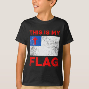 This Is My Flag - Christelijke Jezus Cross Premium T-shirt