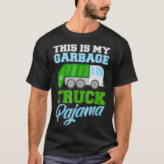 This Is My Garbage Truck Pajama Funny Costume Boy  T-shirt