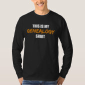 This is my genealogy t-shirt (Voorkant)