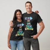 This Is My Girlfriend Don't Touch Him  Couple Tie  T-shirt (Unisex)