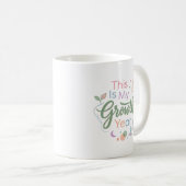 This Is My Growth Year Pastel Inspirational Mug Koffiemok (Voorkant rechts)