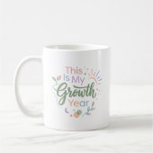 This Is My Growth Year Pastel Inspirational Mug Koffiemok (Links)