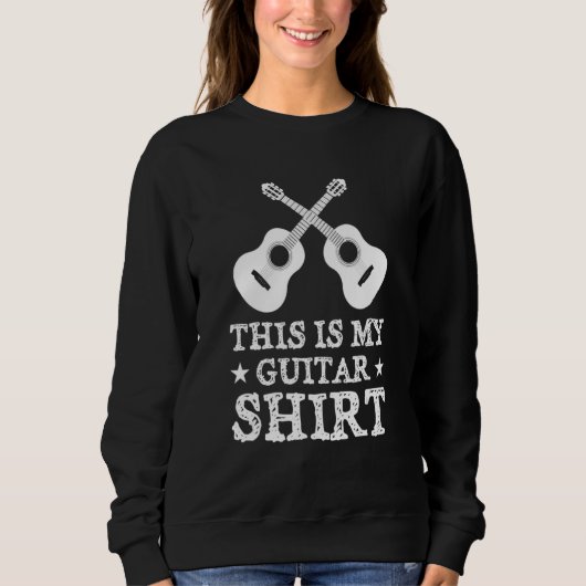 This Is My Guitar Shirt Guitarist Guitars Musician (Voorkant)