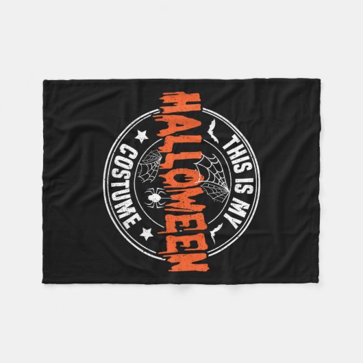 This Is My Halloween Costume Funny  Fleece Deken (Voorkant (Horizontaal))