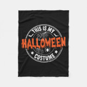 This Is My Halloween Costume Funny  Fleece Deken (Voorkant)