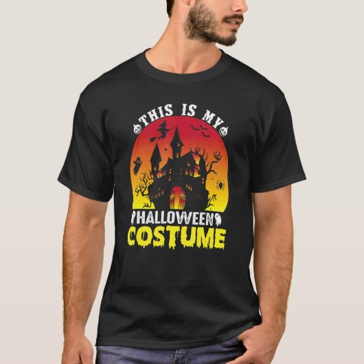 This Is My Halloween Costume Last Minute Halloween T-shirt (Voorkant)