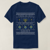 This Is My Hanukkah Pajamakah Funny Hanukkah Pajam T-shirt (Design voorkant)