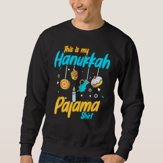This Is My Hanukkah Pajamakah Hanukkah Pjs Trui (Voorkant)
