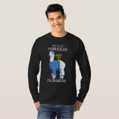 This is My Hanukkah Pajamakah Llama Menorah Pajam T-shirt (Voorkant volledig)